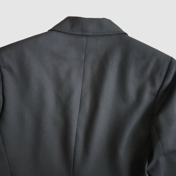 Evan Picone Classic Tailored Fully Lined Black Blazer 45% Wool Women's Size 10 - Picture 4 of 6